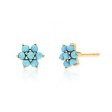 The_Jewelz-14K_Gold-Turquoise_Floral_Ring-Earring-AE0531-A