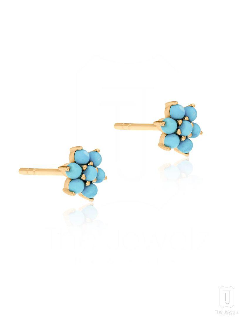 The_Jewelz-14K_Gold-Turquoise_Floral_Ring-Earring-AE0531-C