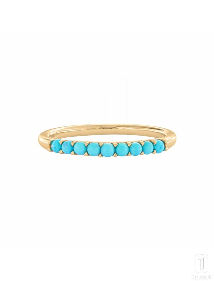 The_Jewelz-14K_Gold-Turquoise_Half_Band-Ring-AR1013-A
