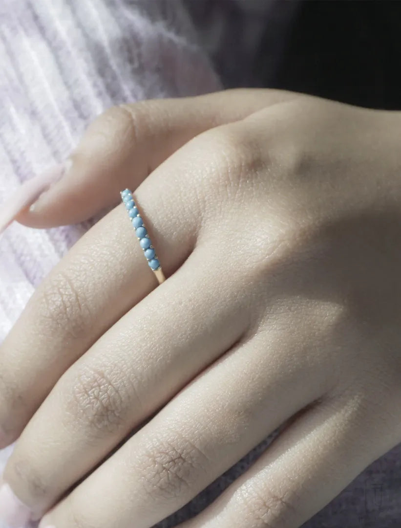 The_Jewelz-14K_Gold-Turquoise_Half_Band-Ring-AR1013-B
