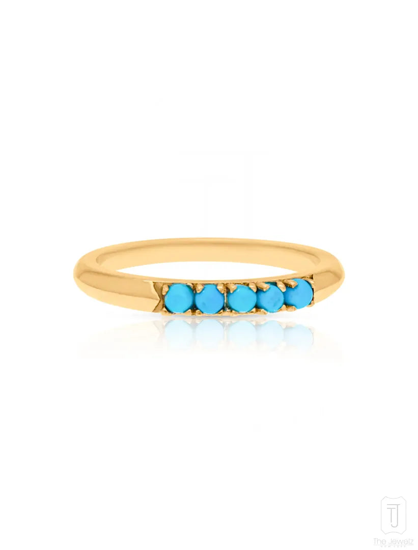 The_Jewelz-14K_Gold-Turquoise_Stacker_Ring-Ring-AR0837-M