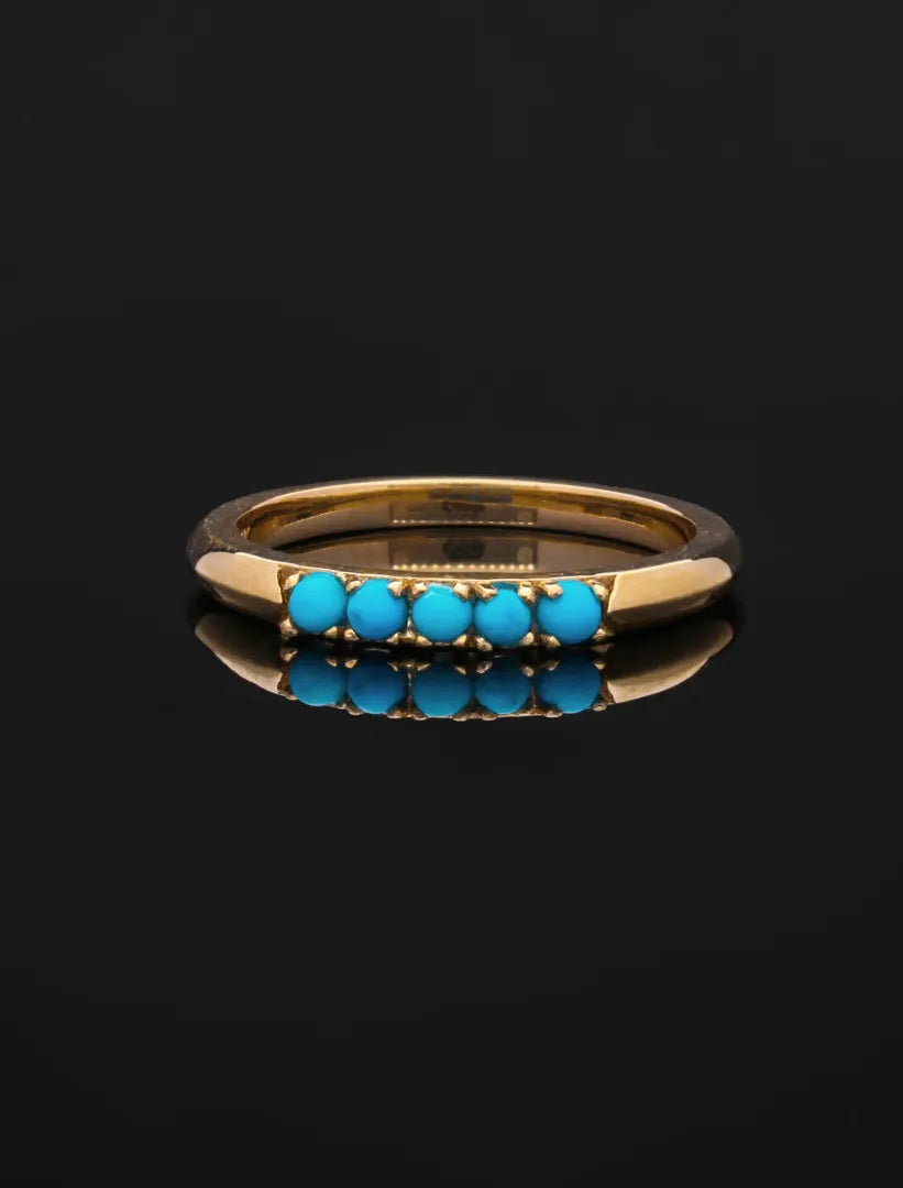The_Jewelz-14K_Gold-Turquoise_Stacker_Ring-Ring-AR0837-B